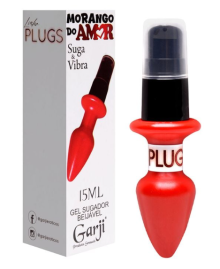 Plug Do Amor Com Gel Sugador com Plug Do Amor Beij�vel 15Ml Garji