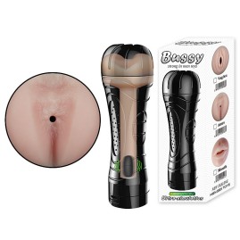  Masturbador �nus em Cyberskin com Vibrador - Formato de Lanterna - SI