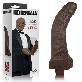 Kid Bengala - Rplica perfeita moldada a partir do penis real - 32cm - Com Vibrador