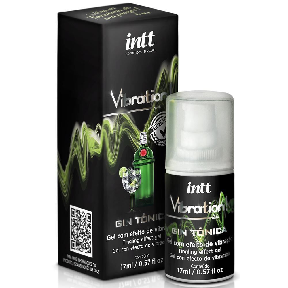 Vibration Gel Excitante Que Vibra Sabor Gin TÔnica 17ml Intt Ponto Erotico Sexshop Ilha Do 9185