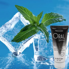 Oral Gourmet  Ice Black Mint Gel Comestvel 45G Pessini