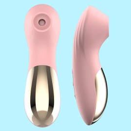  Estimulador Clitoriano com 10 Ondas de Presso Recarregvel Rosa-Royi