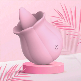  Sexy Rose - Estimulador Clitoriano em Formato de Rosa com Lngua Vibratria