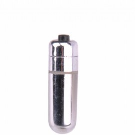 Mini Capsula Vibrador Cromado Bullet