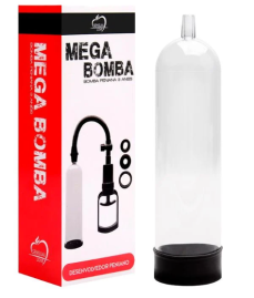  Bomba Peniana Manual Com 3 Aneis Sensual Love