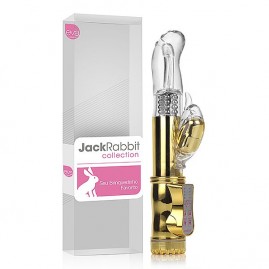 Vibrador Rotativo Jack Rabbit - Ponto G Dourado 