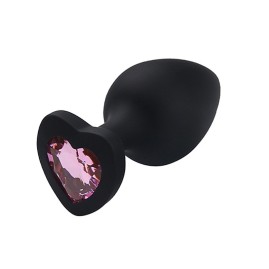  Plug Anal Silicone  P Pedra Corao