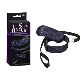 BONDAGE COUPLE SET - Lil�s e Preto - LUSTY HEART 
