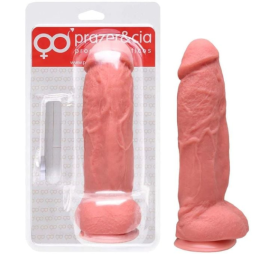 P�nis Borracha Vibro Externo 23,3 X 5,6Cm Prazer E Cia