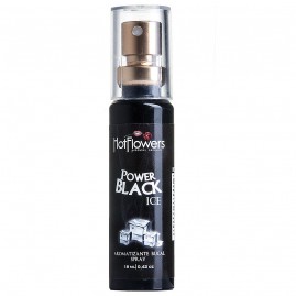 Aromatizante Bucal Power Black 18ml Hot Flowers