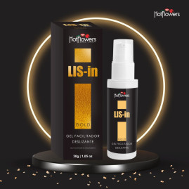 Lis-In Gold Gel Anal Facilitador 30G Hot Flowers