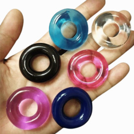 Kit Anel Peniano 3 Cores 3,7Cm Sexy Import
