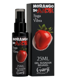 Morango Do Amor Gel Sugador Beij�vel 25Ml Garji