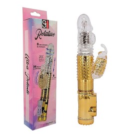 VIBRADOR ROTATIVO SOBE E DESCE/VAI E VEM BUTTERFLY METALICO